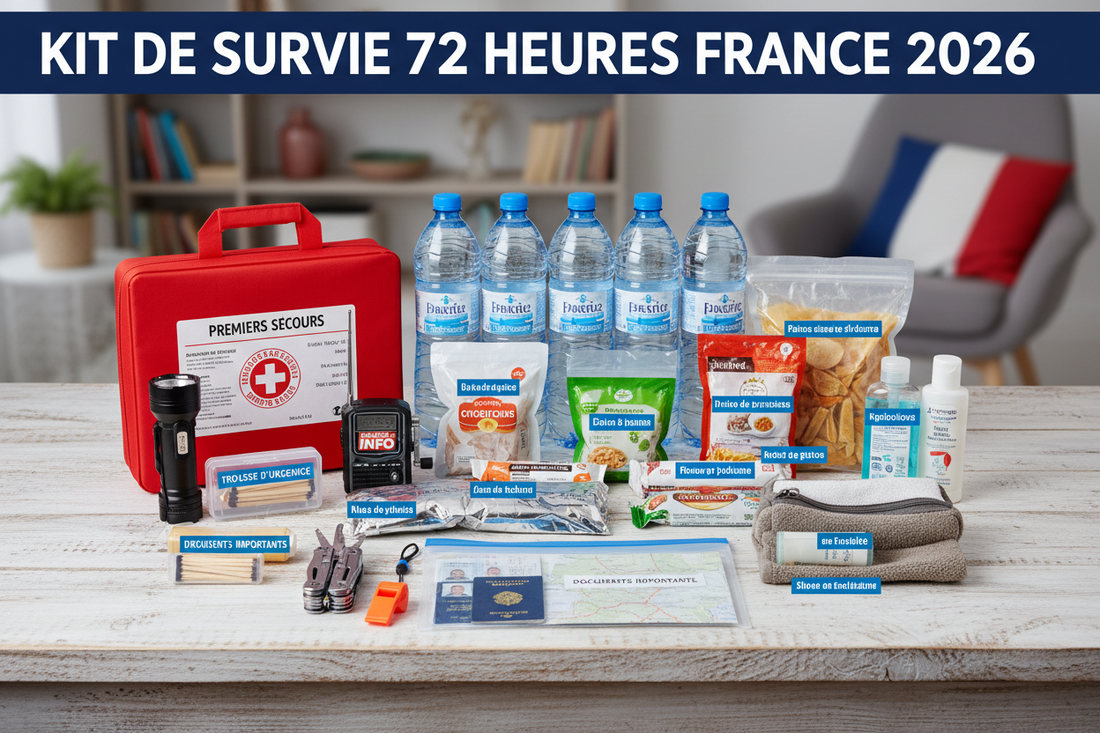 Kit survie 72h en France 2026