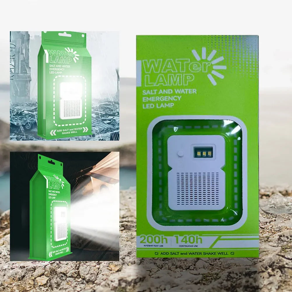 Reusable Water/Salt LED Emergency Lamp