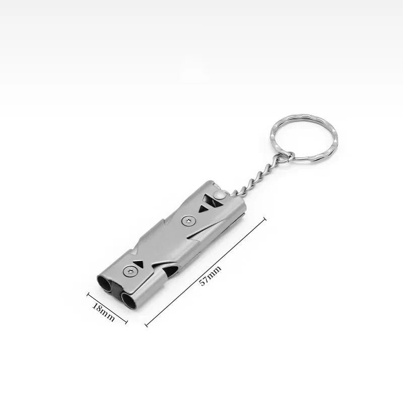 Sifflet de survie montagne puissant avec cordon pour signalisation en randonnée et situations d’urgence