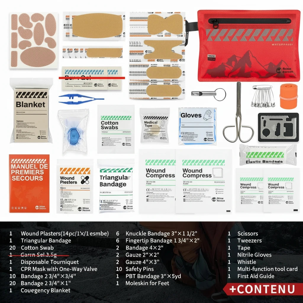 Kit médicale d’urgence complet