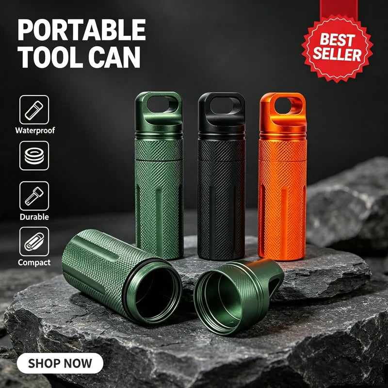Capsule EDC étanche en aluminium