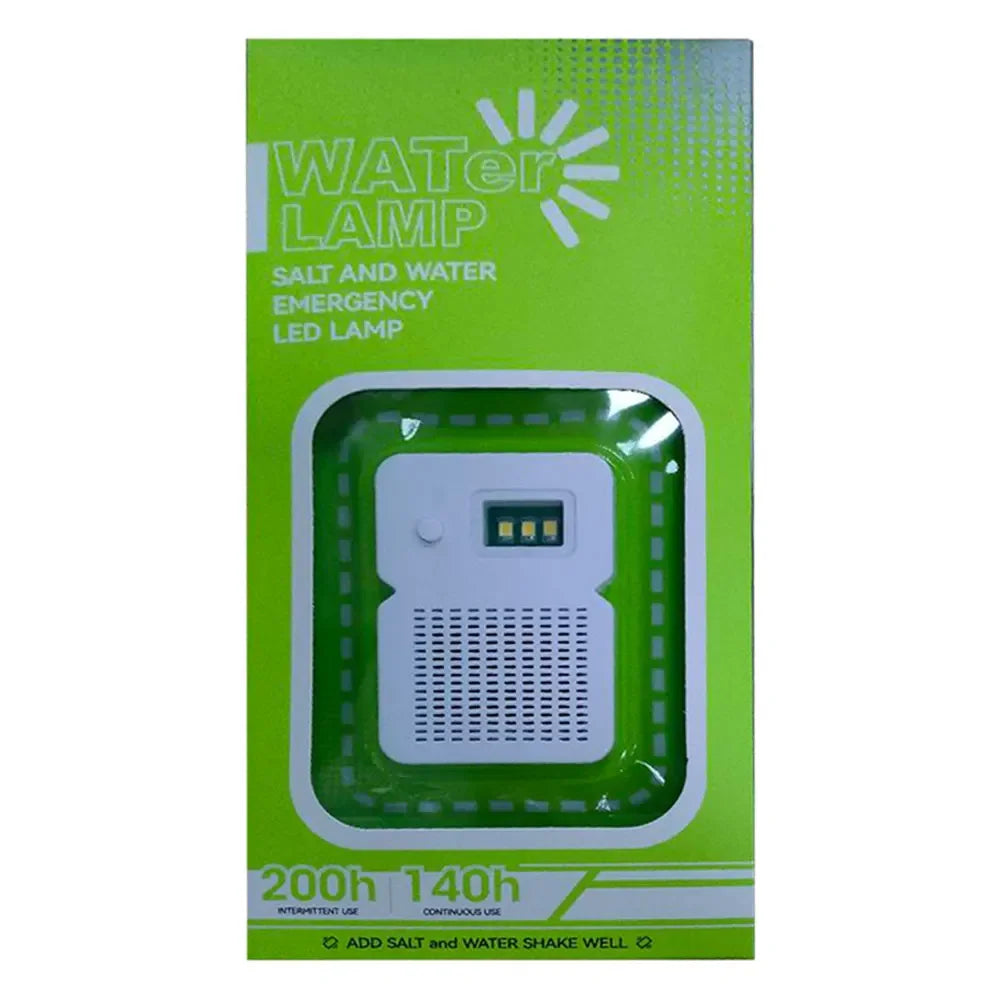 Reusable Water/Salt LED Emergency Lamp