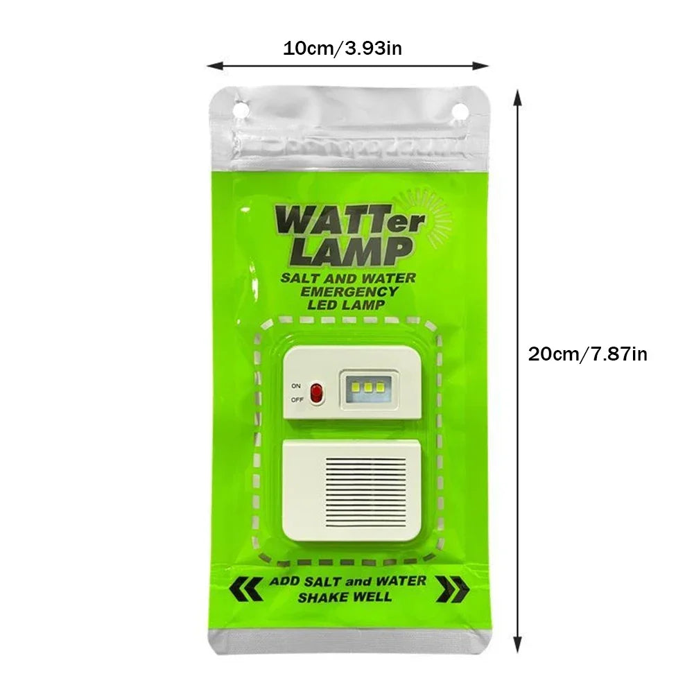 Reusable Water/Salt LED Emergency Lamp