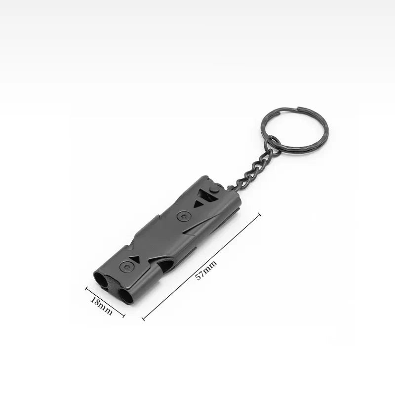 Sifflet de survie montagne puissant avec cordon pour signalisation en randonnée et situations d’urgence